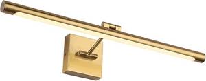 lot 331322 image: LED Picture Light Fixtures 24.4 Inches, Full Metal Artwork Wall Lamp with Single Swing Arm, 14W (70W Eqv.), Hardwired Connection, Dimmable, 3000K Warm White, CRI95, Golden-Like Brass Finish
