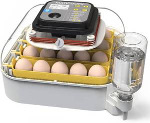 lot 431459 image: MATICOOPX 20 Egg Incubator with Humidity Display, Egg Candler, Automatic Egg Turner, for Hatching Chickens