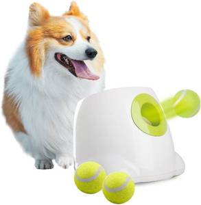 lot 431466 image: ALL FOR PAWS Automatic Dog Ball Launcher, Interactive Fetch Toy for Small to Medium Dogs, Pet Thrower Machine for Indoor & Outdoor Play, 3 Pcs 2-Inch Balls Included