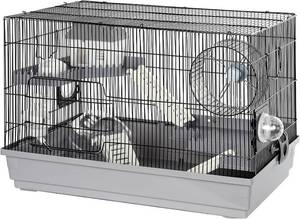 lot 431472 image: Large Hamster Cage Starter Kit 22x12x15in for Syrian Hamster Dwarf Hamster