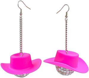 lot 431488 image: Disco Ball Earrings Sparkle Ball Earrings 60s or 70s Disco Earrings Halloween Earrings Mirror Ball Earrings for Women Disco Party Costume Accessories