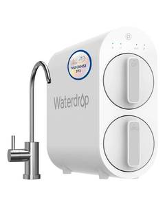 lot 251652 image: Retails for $240 Waterdrop G2 Reverse Osmosis System, 400 GPD Tankless RO Water Filtration  7 Stage RO Water Filtration, NSFANSI 372 Certified, Under-Sink Water Filtration System, 11 Pure to Drain, TDS Reduction