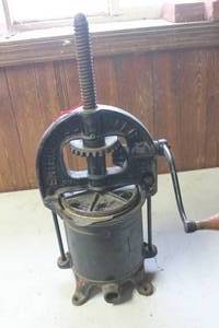 lot 2615 image: Antique Sausage Stuffer