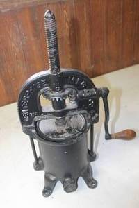 lot 2616 image: Antique Sausage Stuffer