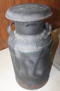 lot 2618 image: Vintage Milk Can
