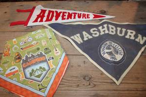 Vintage Washburn Felt Banner and More