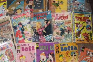 lot 2675 image: Vintage Little Lotta Comic Books & More