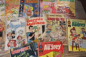 lot 2678 image: Vintage Dennis the Menace Comic Books & More
