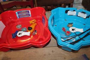lot 2715 image: Beyblade Speed Storm Stadium Game