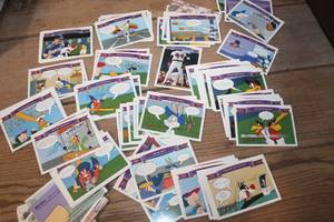 lot 2717 image: Looney Tune Baseball Trading Cards