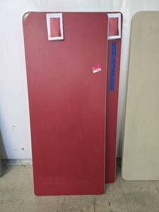 lot 1040 image: (2) Laminated Top Folding Tables