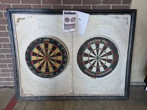 lot 1069 image: Dartboard with 2 Playing Boards