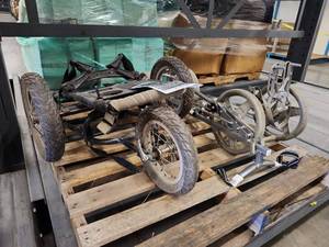 lot 1080 image: Golf Push Carts - Lot of 2