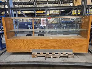 lot 1114 image: 8ft Glass Display Cabinet