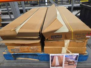 lot 1132 image: (6) Cases Gondola Shelving - Model H-6611PT