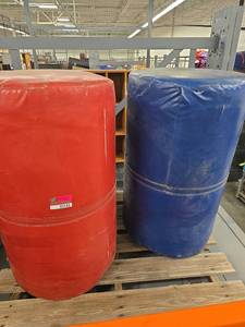 lot 1135 image: (2) Padded Jousting Posts