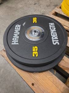 lot 1196 image: Hammer Strength 35lb Weight Plate - Set of 2