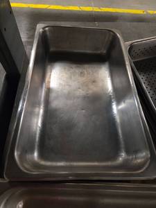 lot 1356 image: Stainless Steel Pans in Various Sizes