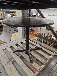 lot 4030 image: Round Brown Table