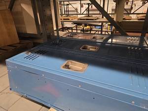 lot 4100 image: Hallowell Blue Lockers Set