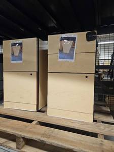 lot 4130 image: 2 Drawer Cabinet and 3 Drawer Cabinet
