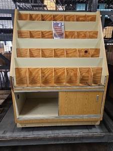 lot 4134 image: 2 - Information Foyers On Casters