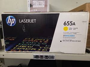 lot 4174 image: HP 655A - Yellow Print Cartridge CF452A LaserJet Enterprise&nbsp