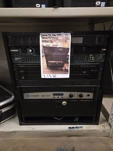 lot 4195 image: Crown CDi1000 Professional Audio Amplifier Rack System