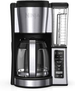 lot 1026 image: Ninja Fresh Brew Coffee Maker, 12 Cup Glass Carafe, Stainless Steel, CE251