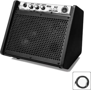 lot 1028 image: Coolmusic DM20 20W Bluetooth Personal Monitor Amplifier Electric Drum Amplifier Speaker,Keyboard Speaker with USB Interface( Not Including E-Drum Noise-Reduction Cable) (Black)