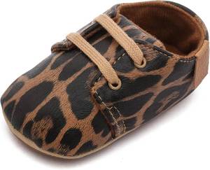 lot 2108 image: Infant Boys and Girls Oxford Shoes PU Leather Loafers Dress Shoes are Suitable for Crawling, Wedding Dress, Birthday Parties and Any Occasion 12-18 Months
