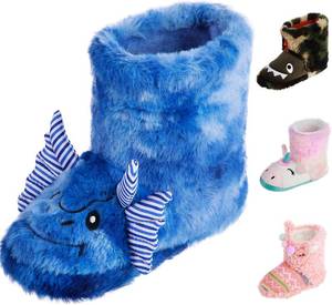 lot 2122 image: totes unisex-child Boot Slipper Size 9-10