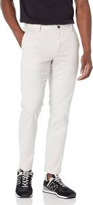 lot 4072 image: Mens Slim-Fit Wrinkle-Resistant Flat-Front Chino Pant Siver 29W x 32L UK29W x 32L