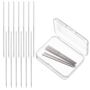 lot 4029 image: Thinp 15 Pcs Snag Nab It Tool Kit, 2.36 Inch Snag Repair Needle Professional Snags Repair Tool with Storage Box Leather Craft Sewing Stitching Needle for Knitwear Care & Fabric Maintenance