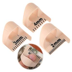 lot 4047 image: 3pcs Edge Stitch Lock and Sewing Gauge Finger Sewing Ruler 234mm Stitch Guide for Hand Sewings Templates Rulers Seam Gauges Needle Gauge Quilting Measuring Embroidery Tools