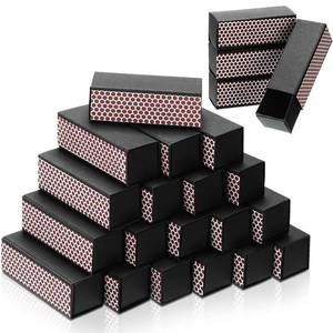 lot 4066 image: 60 Pcs Matches Containers for Hold (No Matches Included) DIY Storage Boxes for Guests Wedding Bridal Shower Baby Shower Party Favor(2.17 x 0.79 x 0.79 Inches,Rectangle,Black)