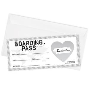 lot 4075 image: ltazhyi 1 Set Surprise Scratch & Reveal Travel Ticket, 3.5 x 8 Inches Scratch Cards, DIY Travel Ticket Scratch-off Cards, Surprise Reveal Card Gifts for Birthday Anniversary Holiday Christmas -051