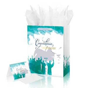 lot 380 image: Ranfashiong 13 Large 2026 Graduation Gift Bag with Tissue Paper for Congrat Grad Party Favors