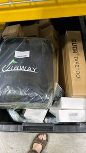 lot 401 image: Mixed Lot Virway Bagged Item, SUCA Tapetool Box, Touch Lamp Box, Assorted Boxes miscellaneous