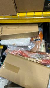 lot 403 image: WIZCHARK Box with Assorted Packaged Items miscellaneous