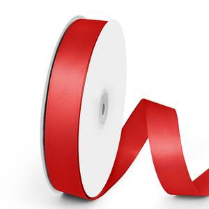 lot 385 image: VISPAD 100 Yards 1 inch Satin Ribbon, Fabric Ribbon Solid Color Perfect for Gift Wrapping, Wedding, Handmade Bows, Floral Bouquets and Party Decoration(red)