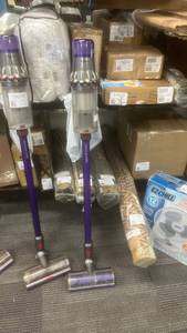 lot 10079 image: Dyson v8 Animal Cordless Stick Vacuum Cleaner Purple - Retail $0