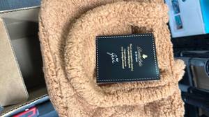 lot 16022 image: Bumble Bella by Jill Maleson Sherpa Throw Blanket