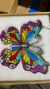 lot 244 image: Butterfly sun catcher
