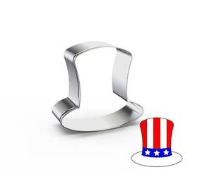 lot 349 image: WJSYSHOP Uncle Sam Hat Shape Cookie Cutter