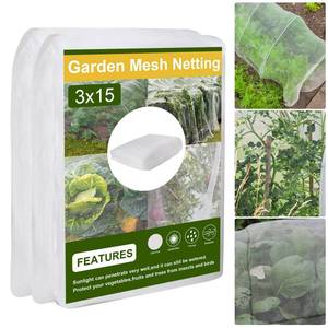 lot 43 image: 10 x 50FT Garden Netting, Cookmaster Plant Covers Durable Ultra Fine Mesh Protection, Garden Plant Row Cover, Raised Bed Barrier Screen Protection Net Cover for Plant Vegetable Fruit Flower