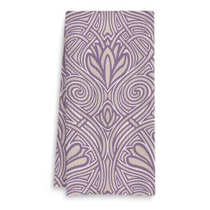 lot 57 image: Fuasei Vintage Floral Kitchen Towels, Retro Purple and Gold Italian Print Decorative Hand Towels for Bathroom, Neutral Floral Dish Towels, Neutral Kitchen Bathroom Decor, 16x24 Inch