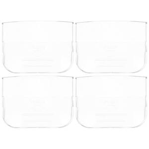 lot 198 image: OUNONA Rice Cooker Water Cups Replacement for 4 and 5 Cup Rice Cookers and Pressure Cookers Universal Condensation Collector Cups for Efficient Cooking Water Management Set of 4