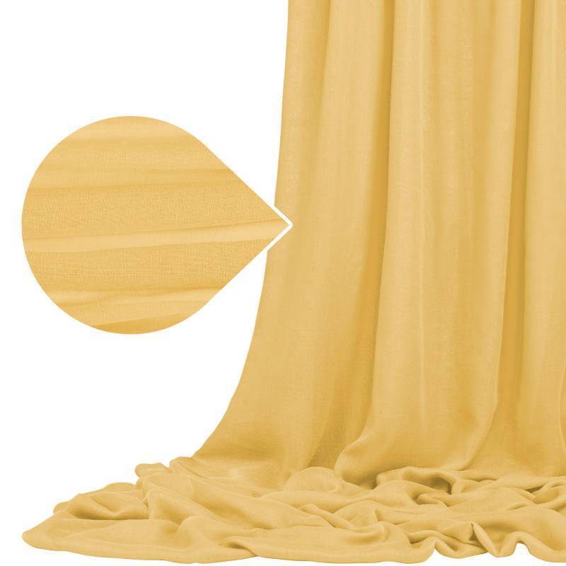 lot 1345 image: 10 Yard Gold Gauze Cheesecloth Craft Fabric for DIY Wedding Arch Draping, Ceiling Drape, Table Runner, Curtain, Cloth Napkin, Craft Gauze Fabric for Background Party Banquet Wedding Decor