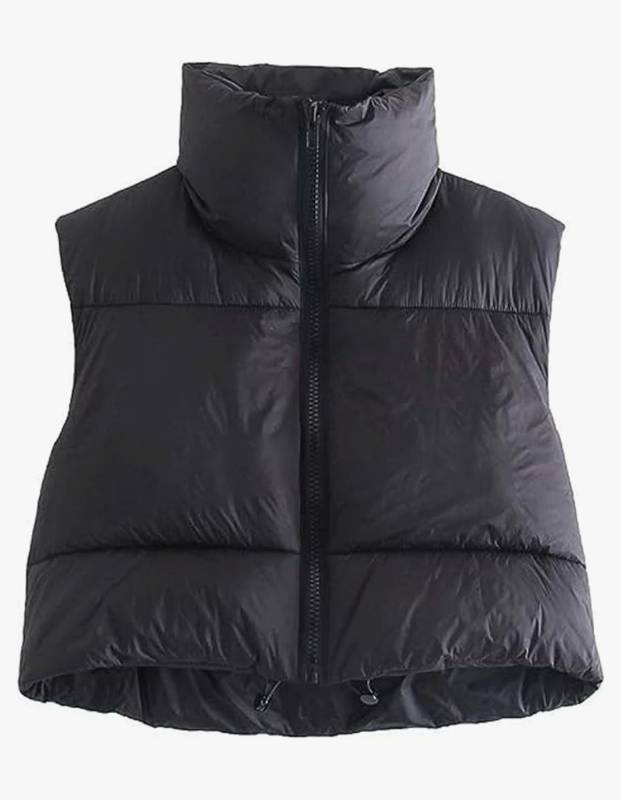 lot 5159 image: Black Puffer Vest Size S